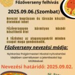főzőverseny felhívás